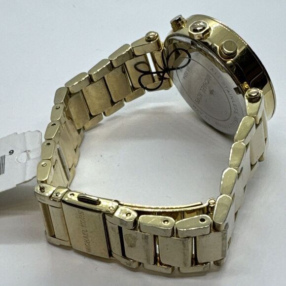 Michael Kors Parker MK5354 Women\'s Gold Stainless Steel Analog Dial Watch JNA624 main image 7